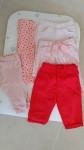 Dolge poletne hlače za dojenčico, punčko, Okaidi, velikost 71 in 74
