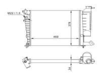 Hladilnik vode 232408-1 - Citroen Xsara 97-05