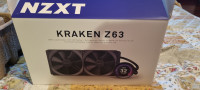 AIO NZXT KRAKEN Z63 črne barve