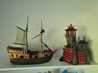 playmobil gusarska piratska ladja in grad