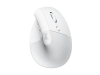 Logitech Lift miška za Mac, vertikalna, ergonomska, bela (910-006477)