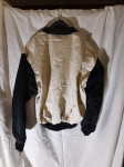 Tekstilna jakna (dvobarvna bež - ćrna) velikost XL