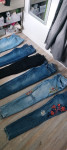 Komplet 6 jeans hlač 36-38