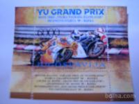 Blok znamka- Grand PRIX 1989 Rijeka