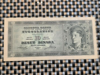 10 dinarjev, 1950, Unč