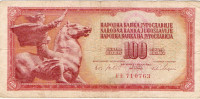 BANKOVEC  100 dinarjev 1965 BAROK  Jugoslavija