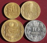 YU - Lot - 2 - 4 kovancev - 1938