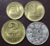 YU - Lot - 2 - 4 kovancev - 1938