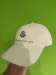 Moncler kapa s šiltom (White Gabardine Baseball Cap)