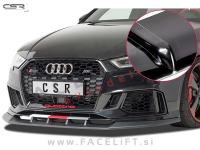 Audi RS3 / 8V (15- ) / podaljšek sprednjega odbijača / črni (sijaj)