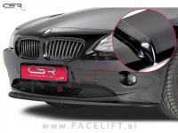 BMW Z4 / E85 E86 (03-08) / podaljšek sprednjega odbijača / črni sijaj