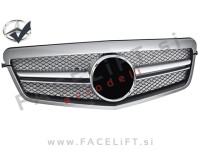 Mercedes E S212 W212 09-13 maska srebrna mat