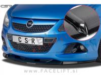 Opel Corsa D OPC S07 06-14 podaljšek sprednjega odbijača karbon sijaj