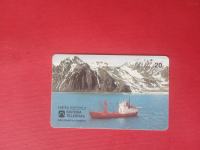Telefonska kartica 20 imp.Brasil na Antartica.Ship