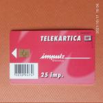 Telekartica, 25 imp., To my Valentine