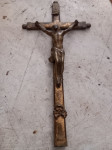 Jezus na križu, medenina, 26x13x2 cm, zelo lep, cena 40 euro.