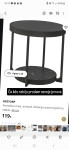 Ikea klubska mizica nova