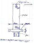Hidravlični cilinder za manjše cepilce drv 100/60*HOD