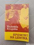 Knjiga SPOMINI NA LENINA - Nadežda Krupska