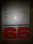 SLOVENSKA KNJIŽEVNOST 1945-1965