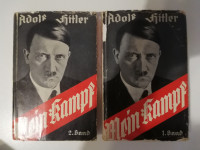 MEIN KAMPF obe knjigi iz leta 1933 (ponatis iz leta 1925 in 1927)