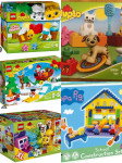 Duplo lego kocke 4 seti + pujsa Pepa set šola