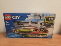 Lego city 60254 Race Boat Transporter