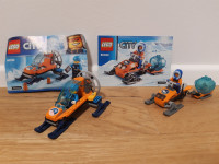 Lego kocke Arctic Ice Glider 60190 in Arctic Snowmobile 60032