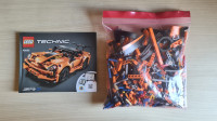 Lego Technic avto 42093, vse kocke in načrti.