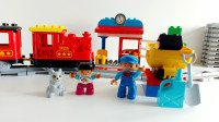 Parni vlak LEGO DUPLO 10874 (vse kocke in navodila)