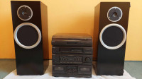 Dva zvočnika + starejši sistem Sony LX40P (z gramofonom)