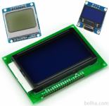 LCD grafični 128x64, OLED SPI 94x70mm, Nokia 5110 84x48