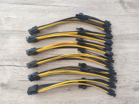 Mining kabel 8-pin PCI-E na 2x 8-pin PCI-E splitter, 6 kosov