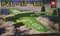 Maketa avion PZL P-37A/B Los 1/72 1:72