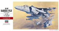 Maketa letala Hassegawa 07228 AV-8B Harrier II Plus z dodatki