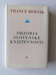 FRANCE BERNIK, OBZORJA SLOVENSKE KNJIŽEVNOSTI