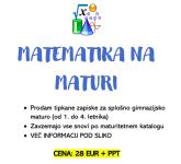 MATEMATIKA NA MATURI ZAPISKI