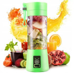 NOVO Blender potovalni mešalnik USB baterija 4 noži 380 ml