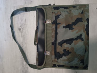 Vojaška torba z naramnico in ročajem, transportna torba kamuflažna,
