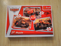 Puzzle, Trefl, Disney Pixar - Cars 3 in 1