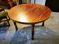 Starinska okrogla miza fi120 cm, raztegljiva