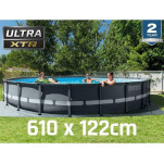 Intex okrogli bazen z dodatki Ultra XTR, 610x122 cm