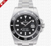 ROLEX SUBMARINER DATE (SOLID SWISS CLON!) ETA cal. 3135 116610 LN