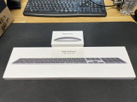 Miška Apple Magic Mouse črna & tipkovnica Magic Keyboard Touch ID črna
