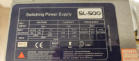 500W inter-tech SL500 napajalnik
