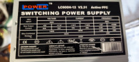 600W LC Power LC600H-12 v2.31 napajalnik