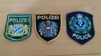 Našitki POLIZEI POLICE Avstrija, Nemčija, Avstralija