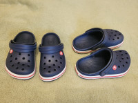 2x Crocs natikači št. J1 (št. 32-33)