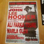 John Lee Hooker plakat poster s koncerta