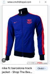 NIKE FC BARCELONA /Jakna oz. Trenirka / XL